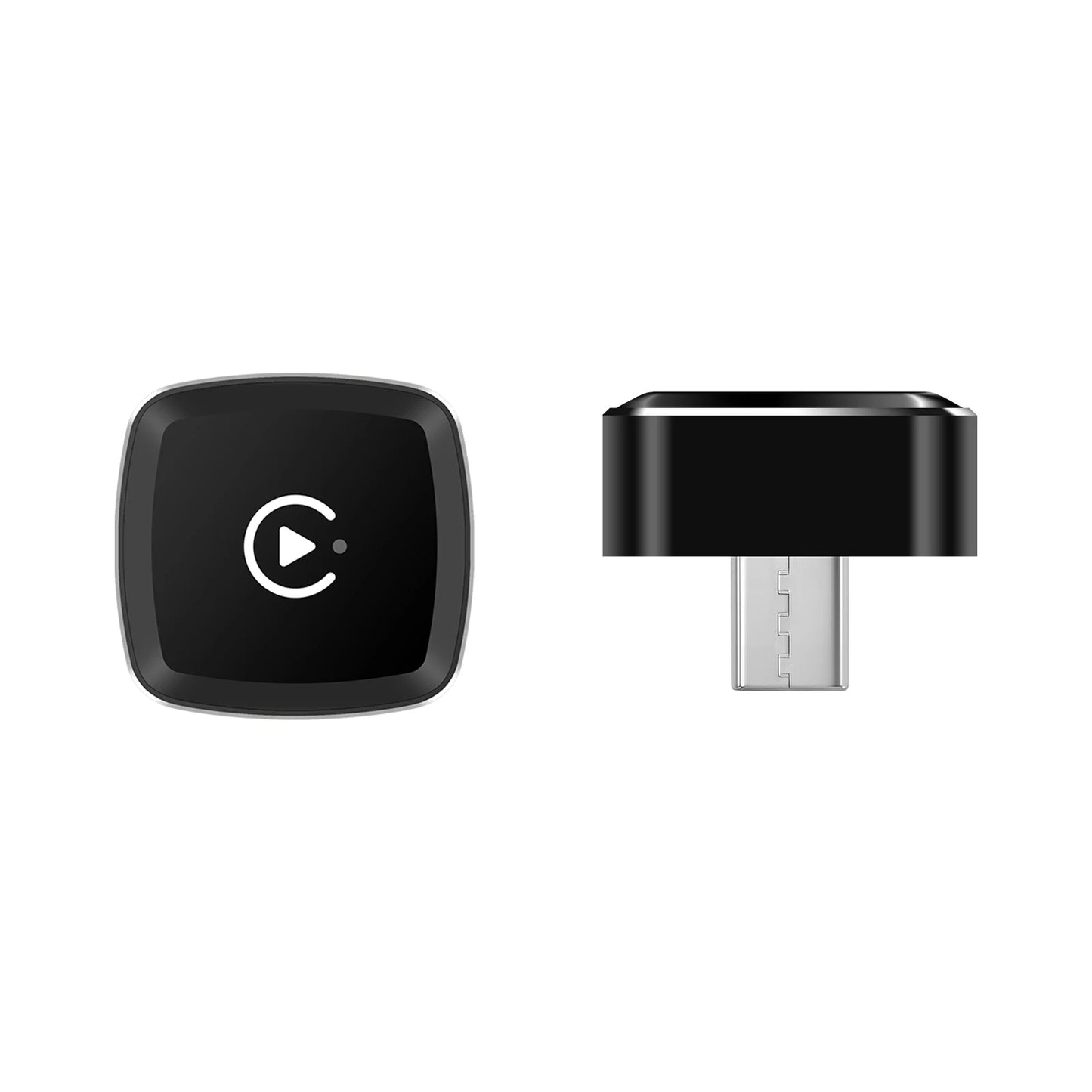 2026 2in1 Ultra-Compact Wireless CarPlay Android Auto Adapter for Factory Type-C/USB Wired Cars with 5G WiFi BT5.0 Plug and Play