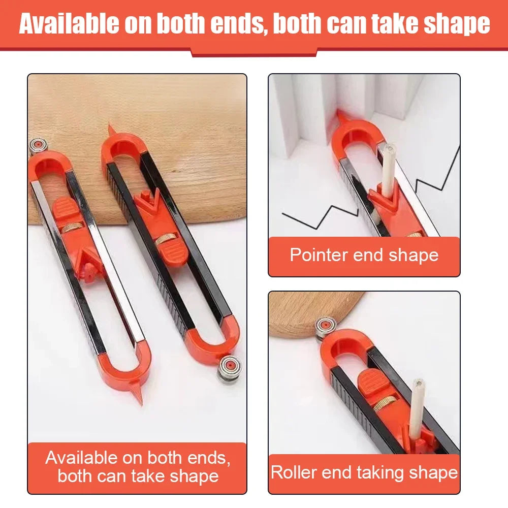 Contour Duplicating Gauge with Pencil Holder for Scribing - view 7