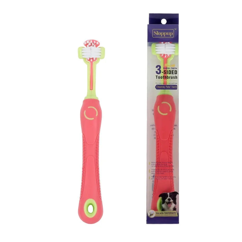 3-Sided Dog Toothbrush - Multi-Angle Cleaning Brush – photo 7