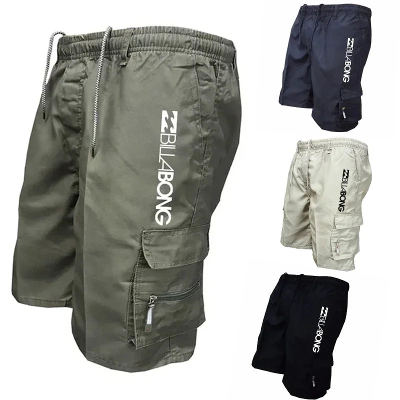 Men's Multi-Pocket Running Shorts — Loose Casual Sports & Basketball Shorts