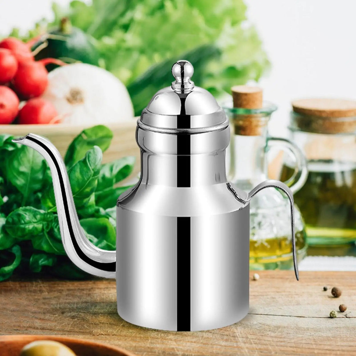 Olive Oil Dispenser with Pour Spout - Glass Bottle, 310 or 500ml - photo 7