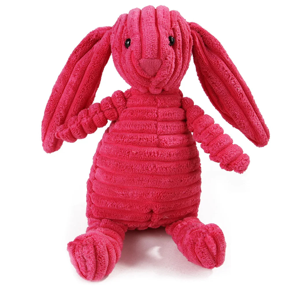 Squeaky Plush Chew Toy for Dogs, Animal Shapes