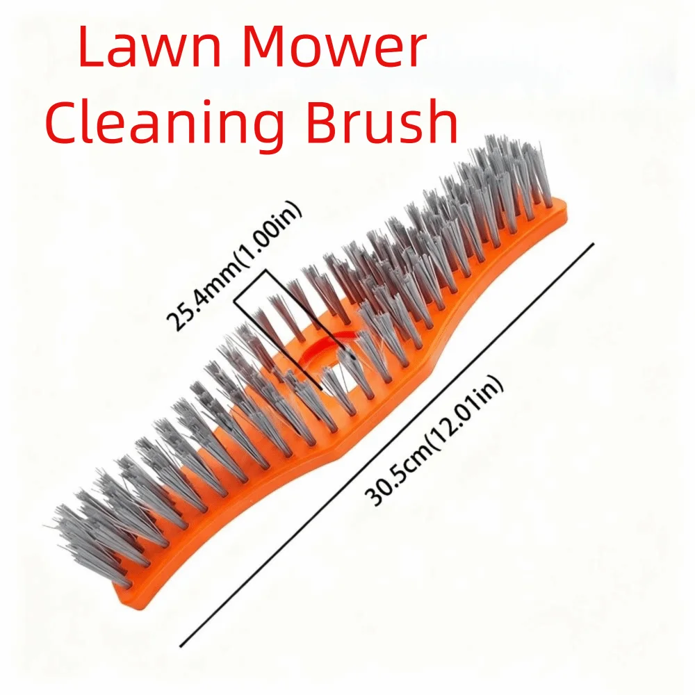 Lawn Mower Cleaning Brush High-Efficiency Adjustable Handle Weed Remover Tool for Deck Garden Yard Floor Patio Farm Tile Grout