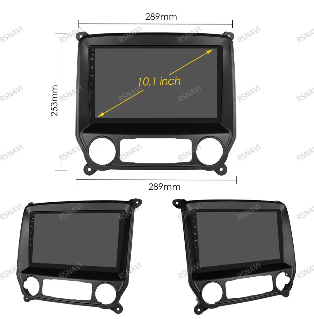 Car Radio Android 15 For Chevrolet Silverado GMC Sierra 2014 2015 2016 2017 2018 5G WIFI Viedo Player DSP Wireless RDS QLED IPS
