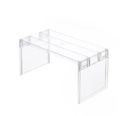Clear Expandable Cabinet Organizer - Spice and Dish Divider Shelf - photo 7