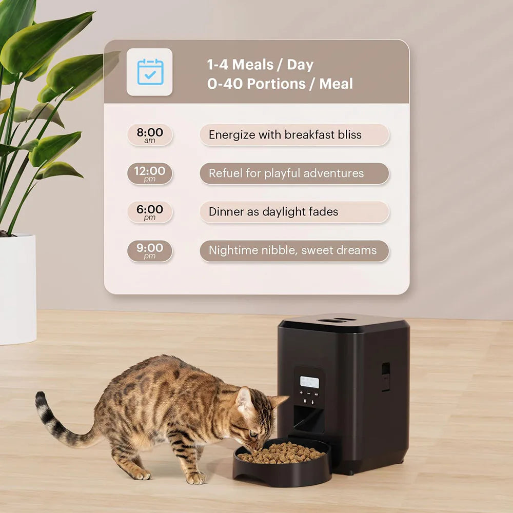 Automatic Pet Feeder - Timed Portions for Cats & Dogs – photo 4