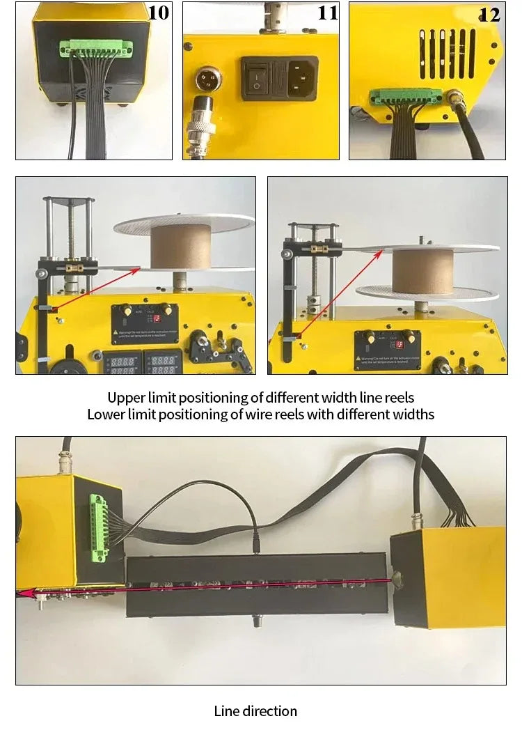 HT400 Desktop Bumblebee Extruder for 3D Printing Filament Automatic Wire Diameter Control Winding for PLA-CF PETG-CF PA Crusher