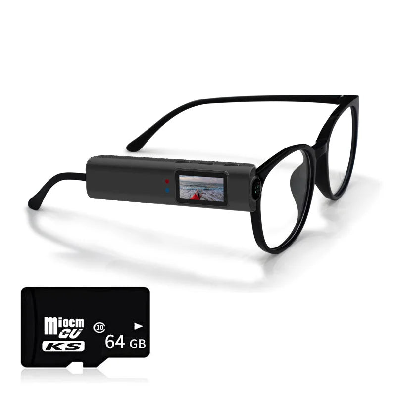 Mini FPV Glasses Camera — 4K WiFi Wearable Headset Recorder