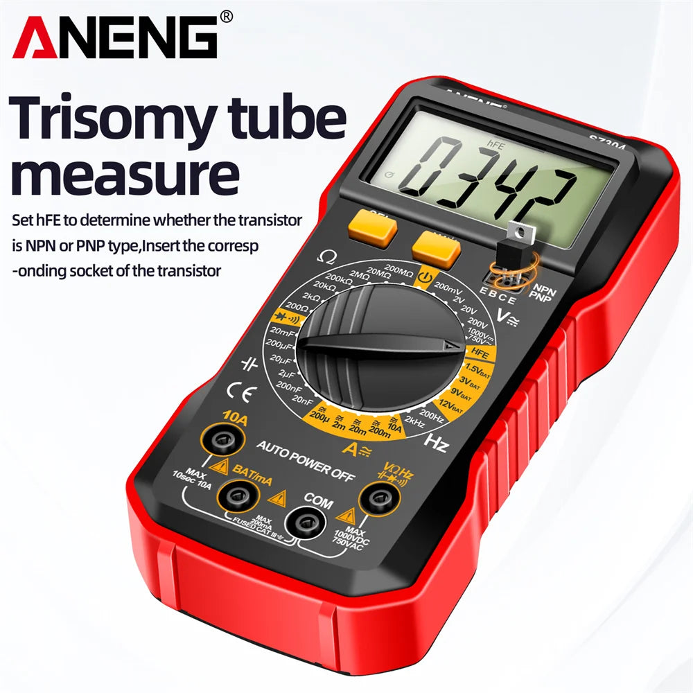 ANENG SZ304 Digital 2026 Counts Multimetes AC/DC Votage Current Resistance Ohm NCV High Precision Professional Multimetro Tester