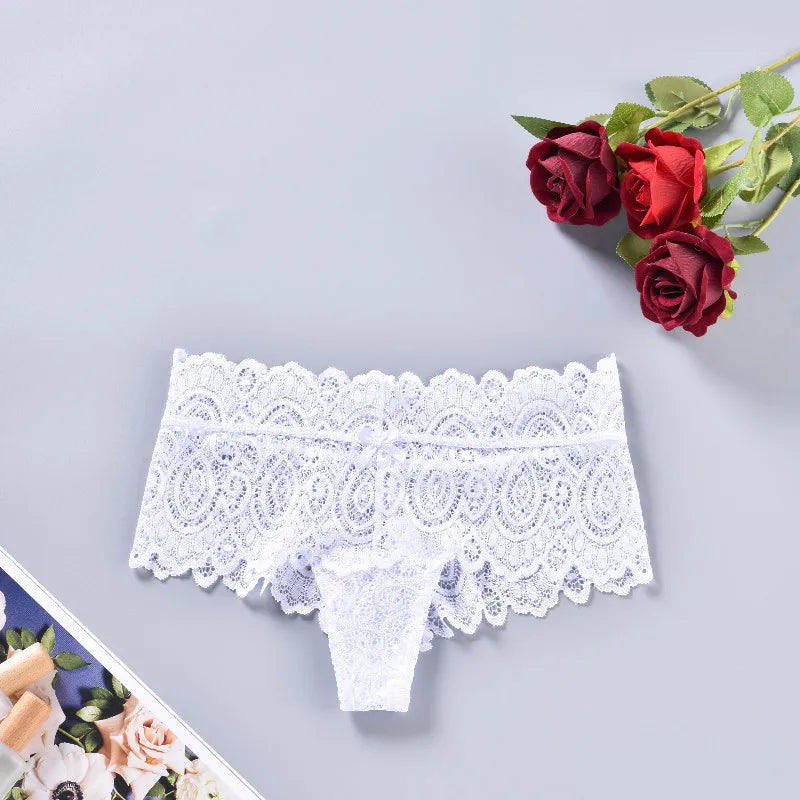 Sexy And Fashionable Women's Lace Triangle Pants Summer Women's Clothing Women's Cotton Underwear Breathable Antibacterial