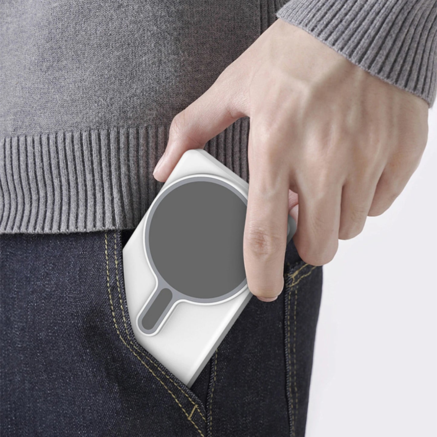 Smartphone Magnetic Monitor Screen Projector Phone Rear Camera Vlog Selfie for Live Stream Video Recording for Android iPhone