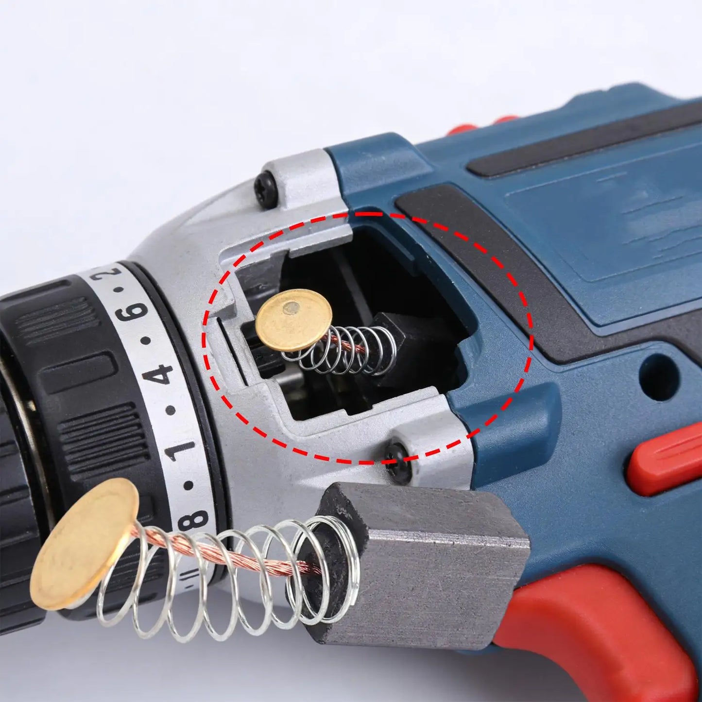 100/50x Carbon Brush Repair Kit Power Tool Electric Motor Replacement Parts Universal Adaptation  Carbon Brushes Mixed Set