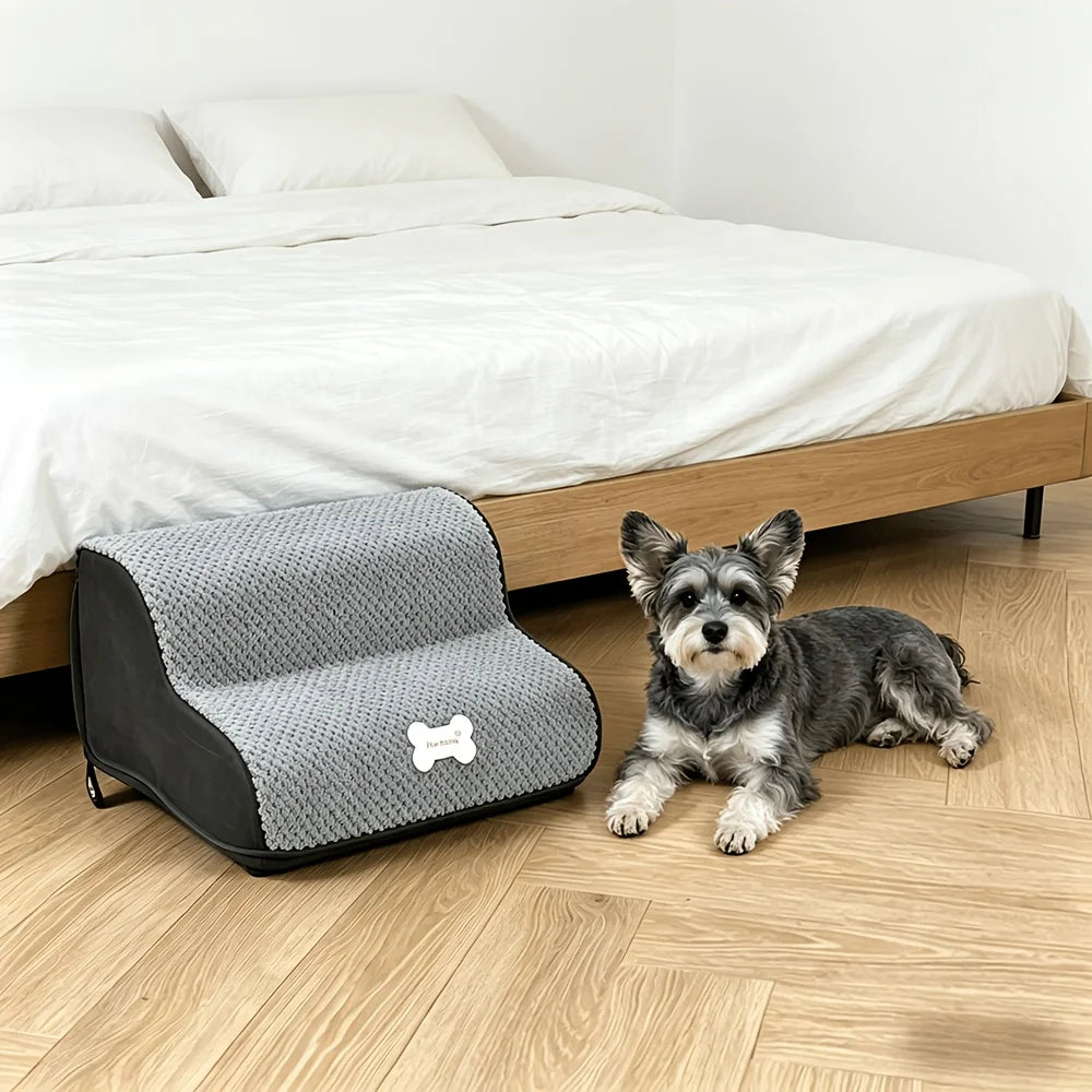 2-Step Pet Stairs - Sofa & Bed Side Dog Ramp – photo 3