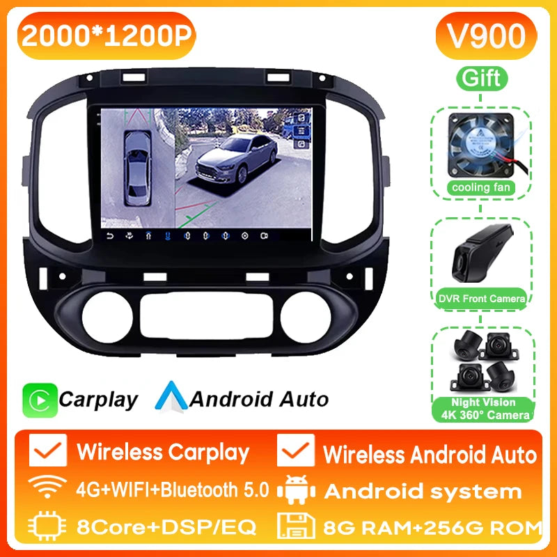 Car Android Car Radio DVD For Chevrolet Colorado/GMC Canyon 2015 - 2017 GPS Navigation Multimedia Player 4G WIFI VT QLED Screen