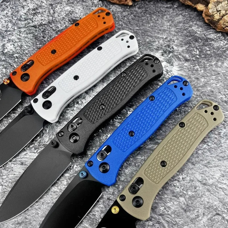 BM 533 Bugout Axle Lock Folding Knife S30V Steel Blade Nylon Fiber Handle Outdoor Camping Survival EDC Practical Cutting Knife