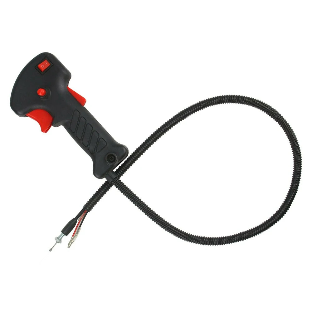 Manual Throttle Switch Assembly For Gasoline Brush Cutter Grass Trimmer Tube Mower Handle Throttle Switch Lawn Mower Parts