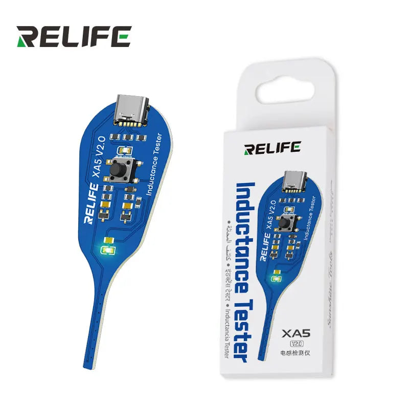 RELIFE XA5 Inductance Tester Electromagnetic Non-Contact Fault Detection for Phones PCB Motherboard Repair Diagnostics Tool