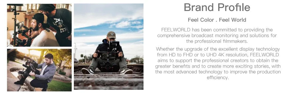 FEELWORLD P6XL 6-inch Camera Field Monitor Aluminum Case Built in Battery 4K HDMI High Brightness 1200nit