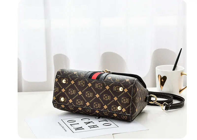 New Shoulder bag Women bag tote luxury designer handbag women Handbags leather Printed monogram single shoulder straddle bag