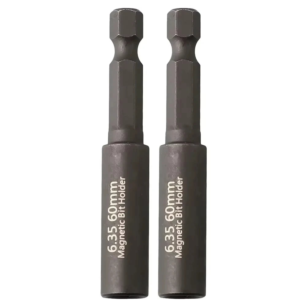 Rafford  60mm 1/4In Head Extension Rod Screwdriver Magnetic Transfer Extension Rod Extension Adapter