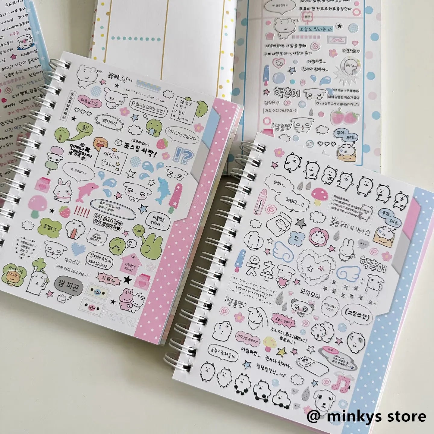Kawaii 32 Sheets Kpop Stickers Book Decorative Journal Material Kids Gift School Stationery