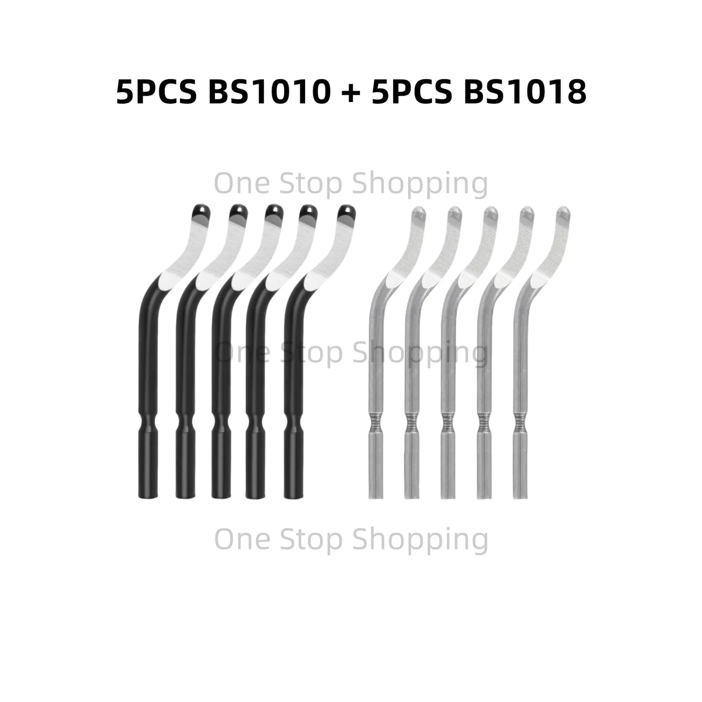 Pack of 10 PCS Deburring Blades for Burr Removal Reamer Tool as 360 Degree Rotary Head for Metal Resin Copper Plastic Brass PVC
