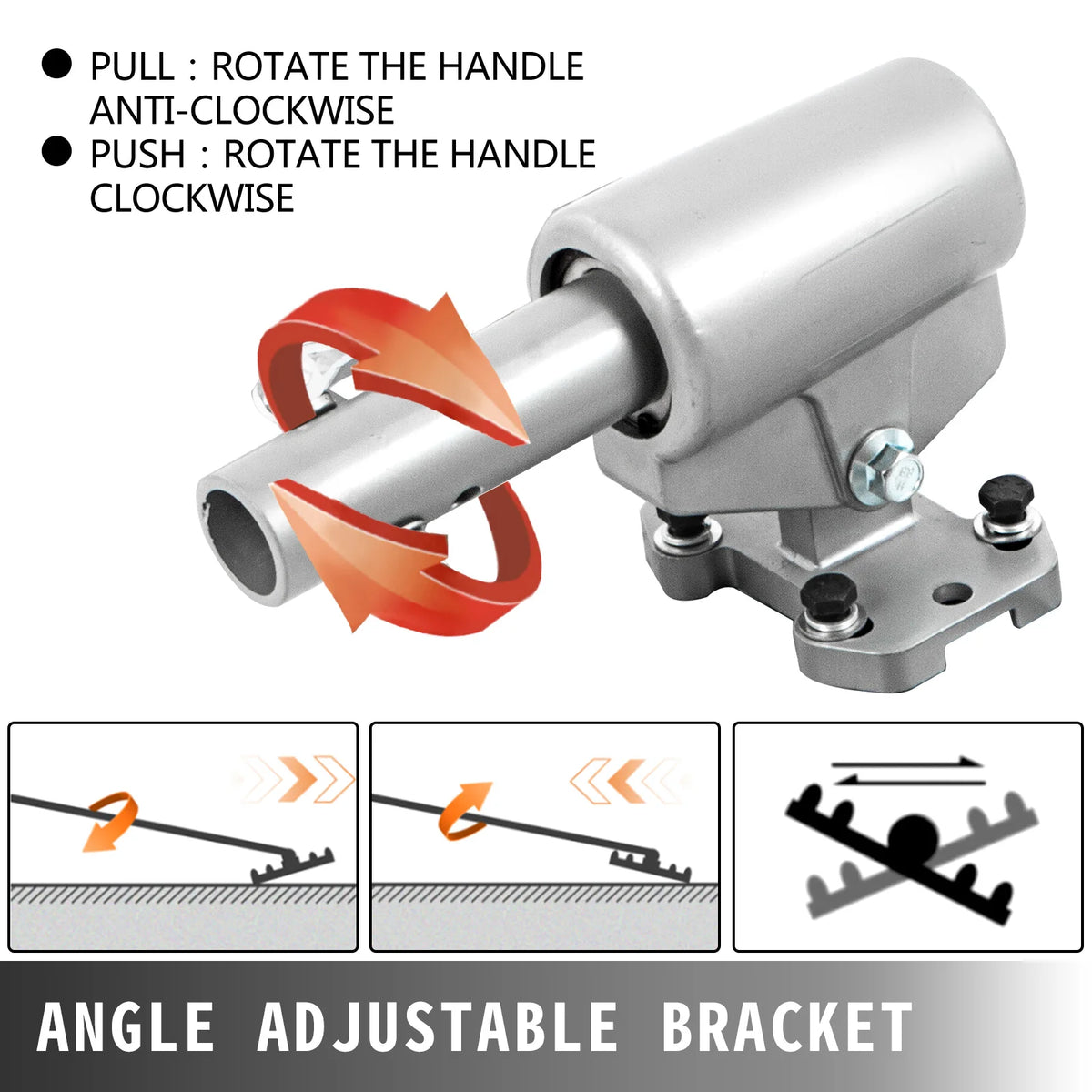 Concrete Bull Float, 1200 mm - Round End with 4 ft Handle - view 5