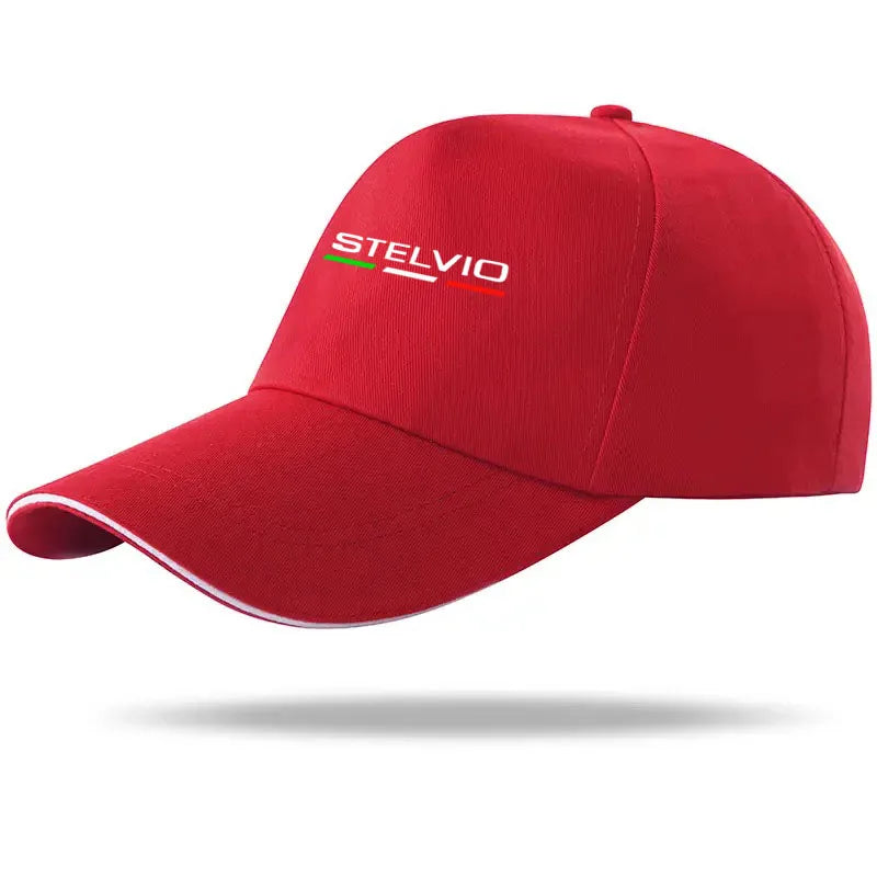 Car Hats Casual Baseball Caps Sunscreen Cotton Ventilate Hat for Alfa Romeo STELVIO Auto Accessories