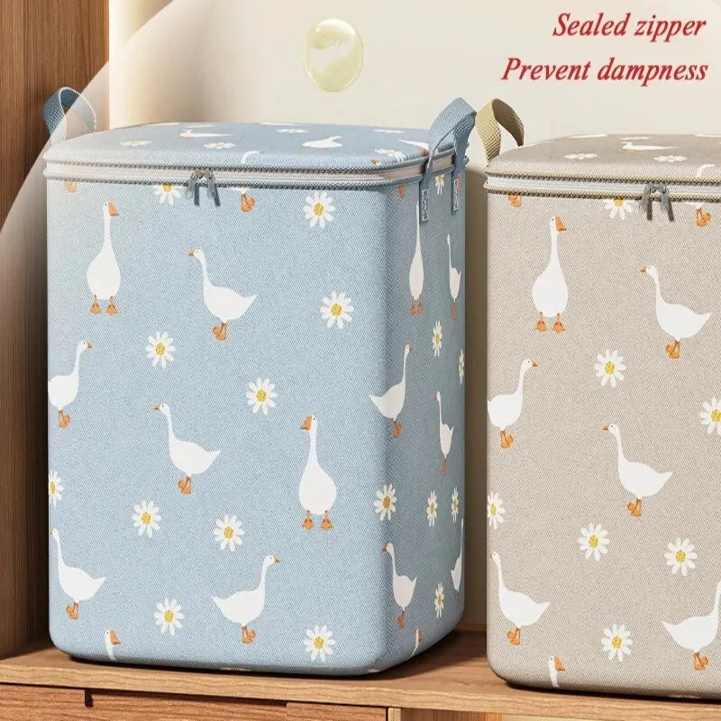 1Pc Pouch Storage Bag Waterproof Material High-Capacity Used To Store Daily Necessities Foldable  ﻿