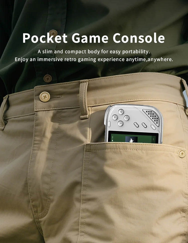 MINILOONG POCKET 1 Handheld Game Console 4'' IPS Screen HD Output Open Source Systems OTA Upgrades LOONG OS New Console POCKET1