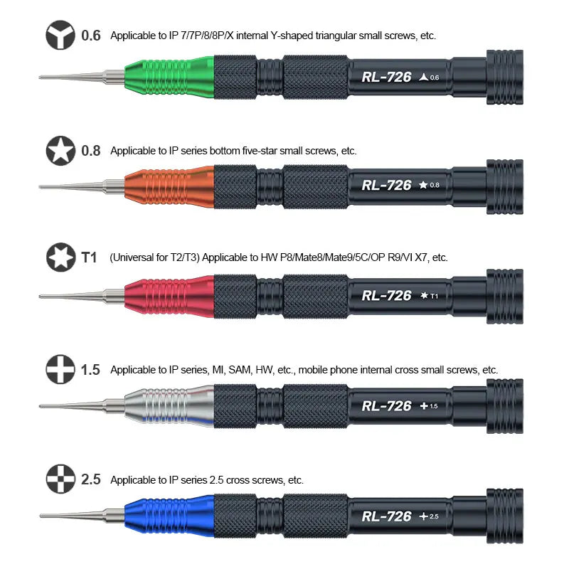 RELIFE RL-726A 3D Torque Screwdriver Anti-slip Prevent Over-force Slippage for Mobile Phone and Tablet Computer Repair Tools