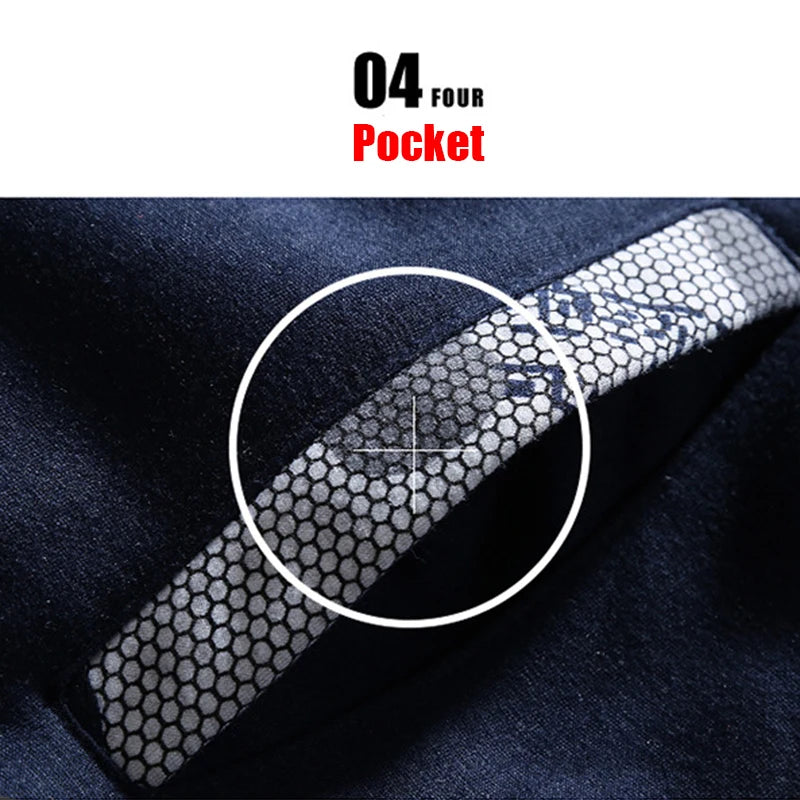 Men's Fleece-Lined Hooded Winter Jacket