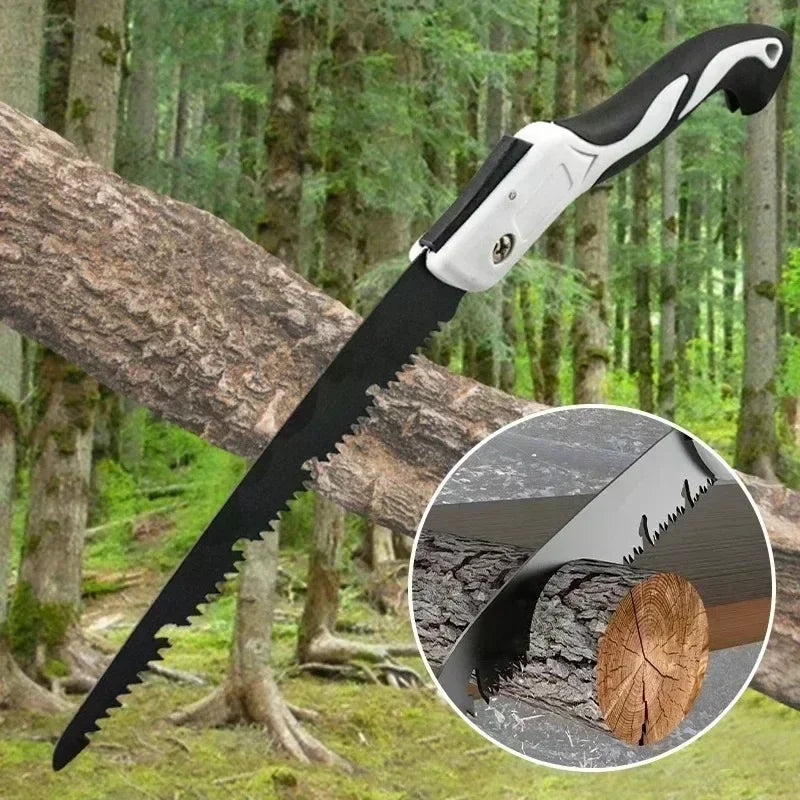 Folding Garden Hand Saw – Portable Outdoor Logging & Pruning Saw, Multifunctional