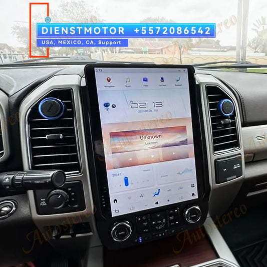 14.4" Car Stereo with Apple CarPlay & Android Auto, Compatible with Ford F150 F250 F350 (Tesla Style)
