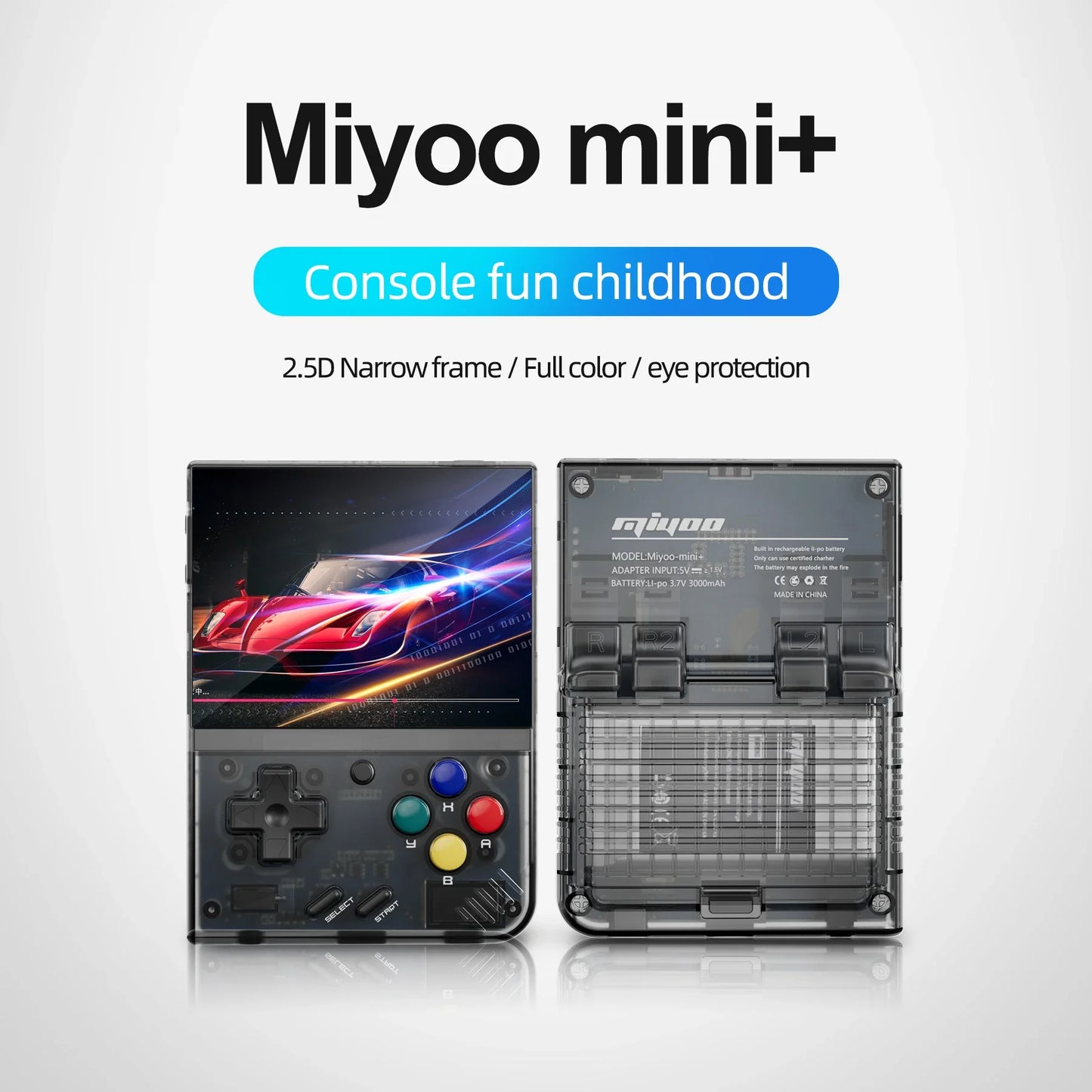 MIYOO Mini Plus Mini+ Portable Retro Handheld Game Console 3.5-inch IPS Screen childhood Classic Nostalgic Gaming Emulator