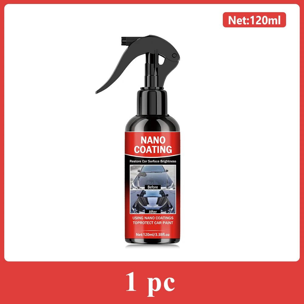 Graphene Nano Ceramic Car Coating Kit - Universal Professional Car Beauty, High Gloss Car Paint Protection, Long-Lasting Gloss