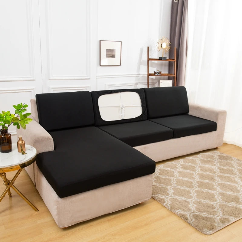 Summer Silk Spandex Seat  Sofa Cushion Cover Pad Protect 2026 Living Room Couch Slipcover 1 2 3 4 Seater Sofa Seat Covers