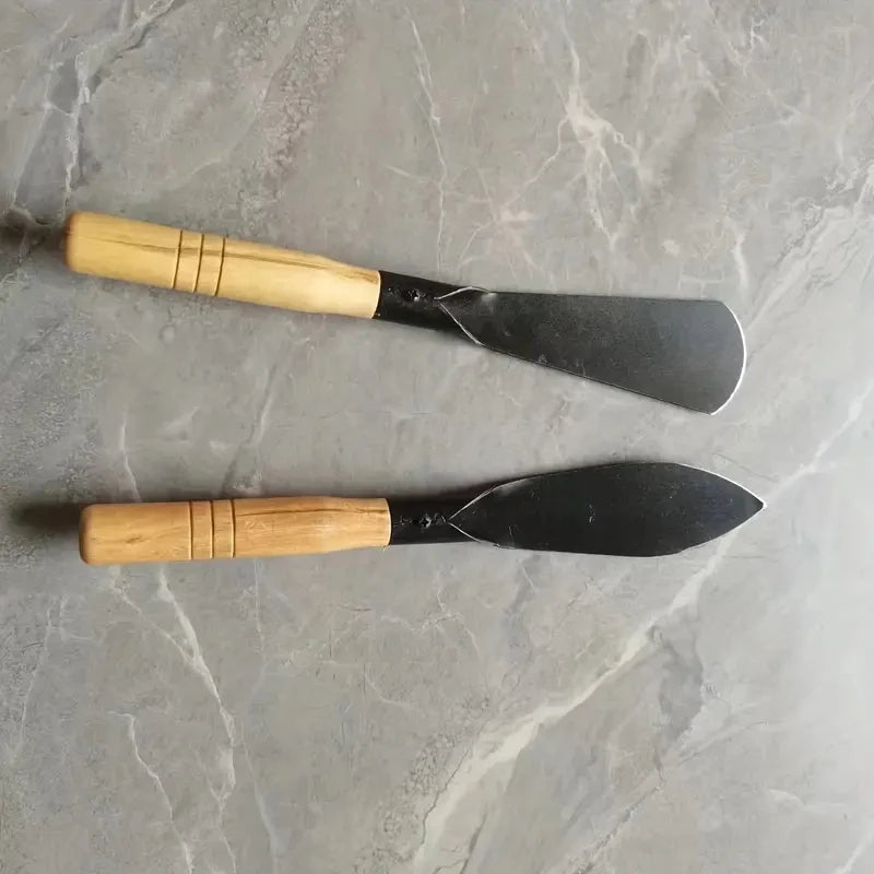 2pcs Metal Garden Trowels - Hand Shovels for Digging, Transplanting, Planting, and Weeding Tools
