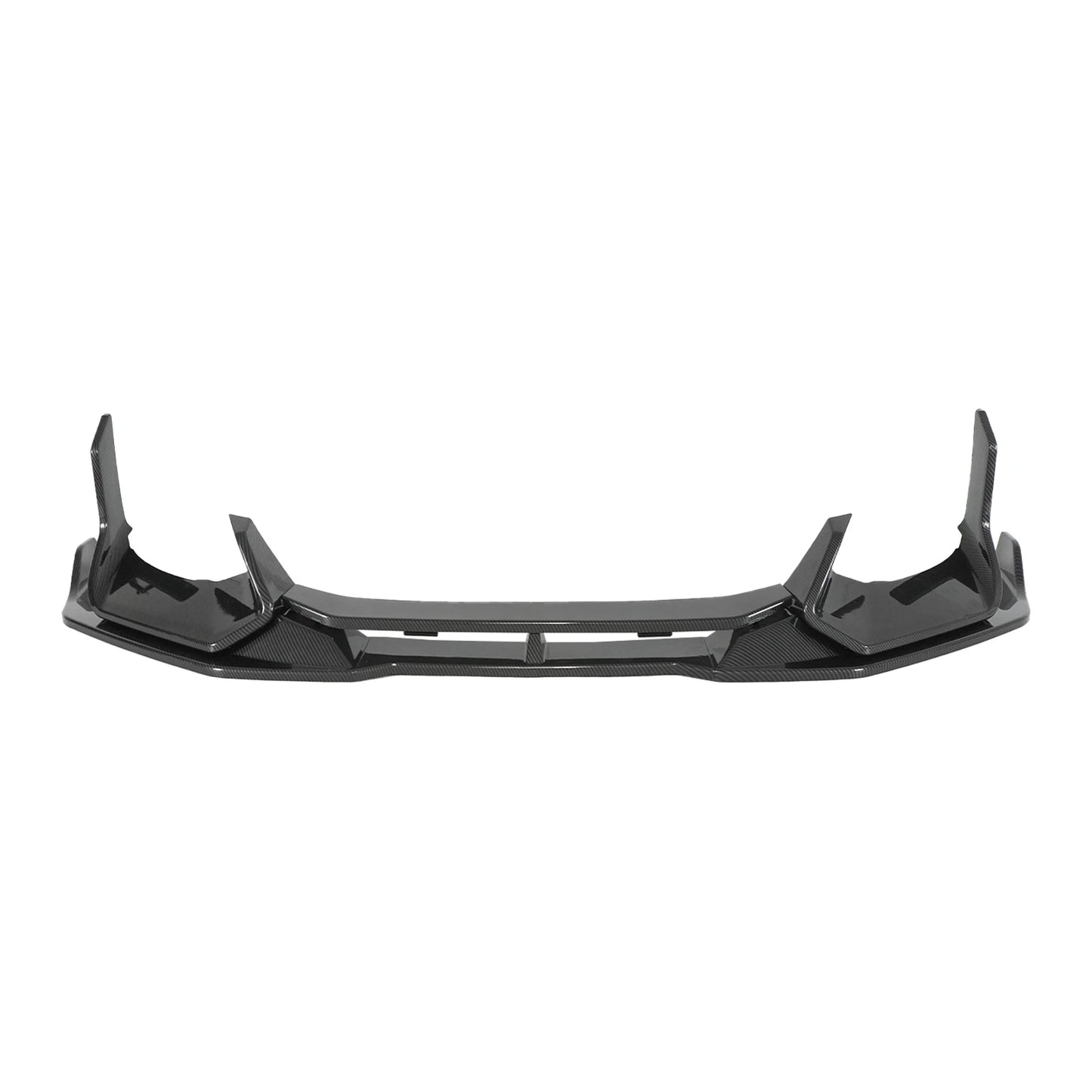 For Kia Stinger 2026-2026 A Set Of Front Bumper Lip Ad Style Car Accessories Carbon Fiber Painted Glossy Black Body Kit