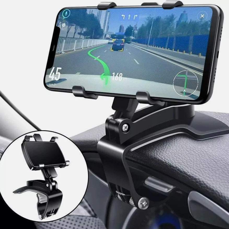 NEW Universal Car Phone Holder Portable 360°Degree Rotatable High Quality Multi-function Car Smartphone Mobile Phone Holder Clip