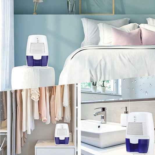 Home Dehumidifier Bedroom Mute Moisture Absorber Air Dryer Mini Humidity Dehumidifier for Bathroom Kitchen Clothes Desiccant