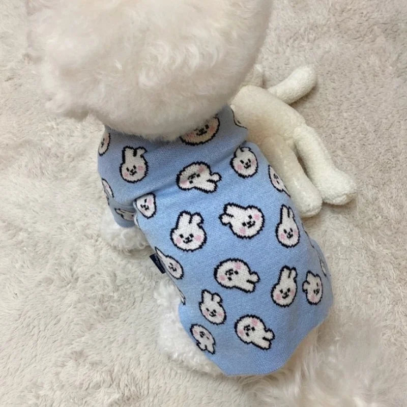 Cute Animal Knit Dog Sweater - Warm Pullover for Small Dogs and Cats - photo 4