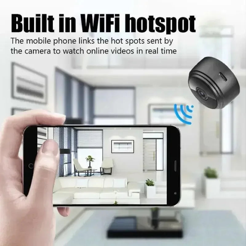 Mini A9 WiFi Security Camera — 1080P Wireless Home Monitor