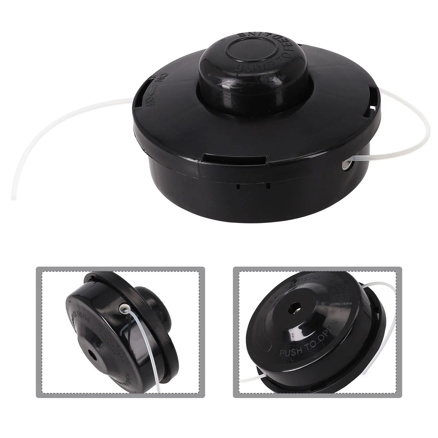 Grass Trimmer Head Lawn Mower Replacement Part Trimmer Head Bump Feed Line Spool Brush Cutter String Trimmer Parts