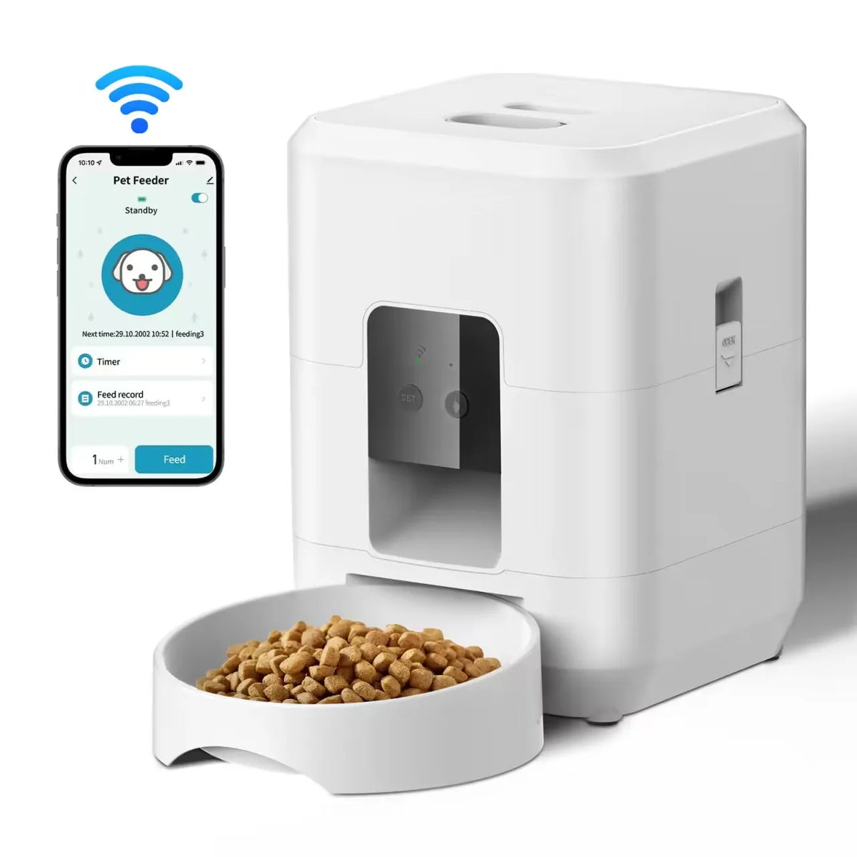 Automatic Pet Feeder - Timed Portions for Cats & Dogs – photo 8