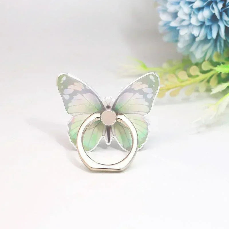 Beautiful Butterfly Phone Ring Holder – Finger Grip Stand | Universal Smartphone Accessory