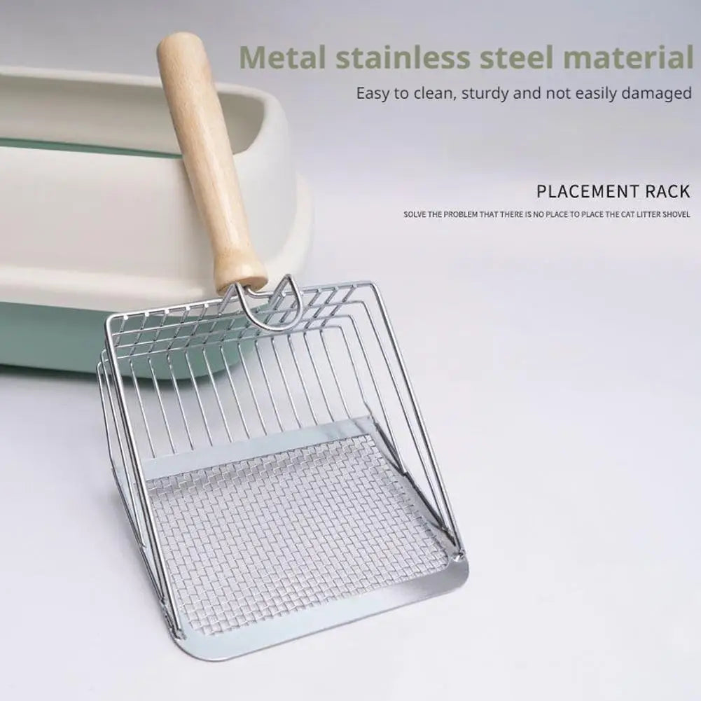 Steel Cat Litter Scoop - All-Metal Pet Poop Shovel – photo 6