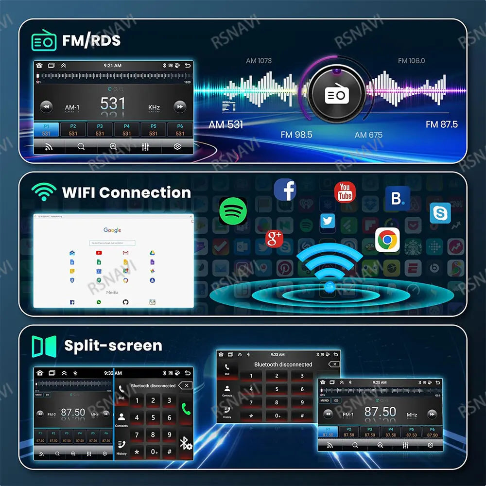 Android 15 Car Radio for Dodge RAM 1500/2500 2013-2019 - CarPlay & 4G LTE