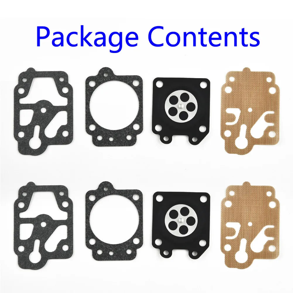 2set Membrane Carburetor Repair Kit BT3342/750 AT3342/3351 Trimmer BT3342 For Shark M25 25CC Carburetors Brushcutter Lawn Mower
