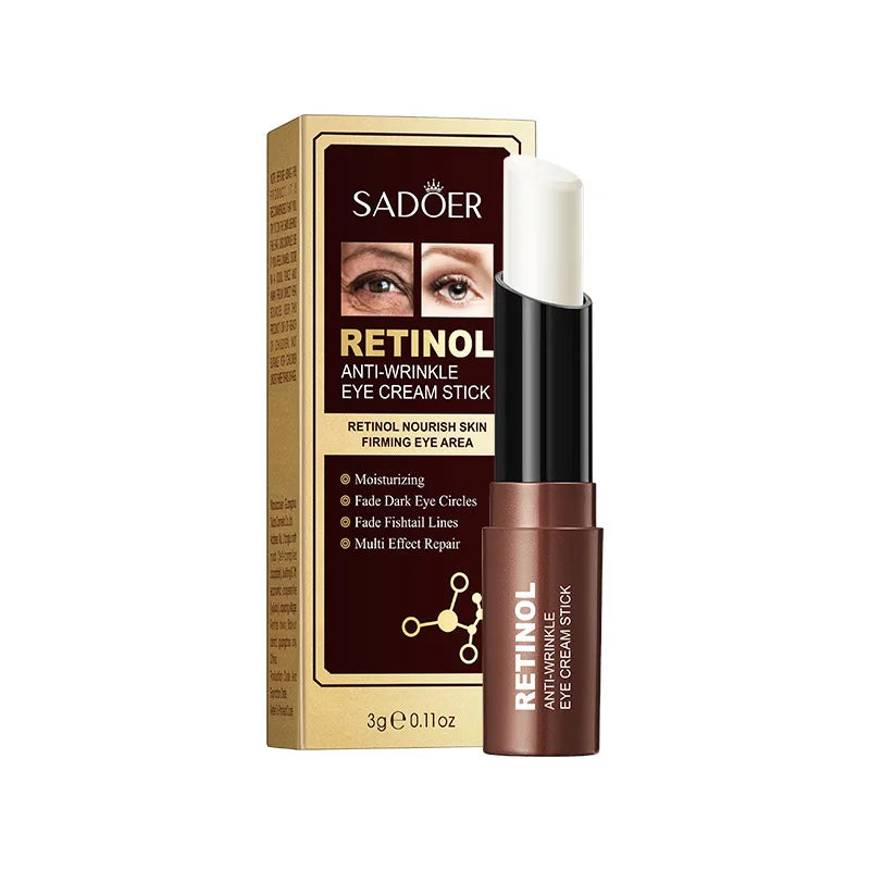 SADOER Retinol Eye Cream Reduces Dark Circles and Wrinkles Moisturizes and Tightens The Eyes Eye Cream Korean Eye Care Product